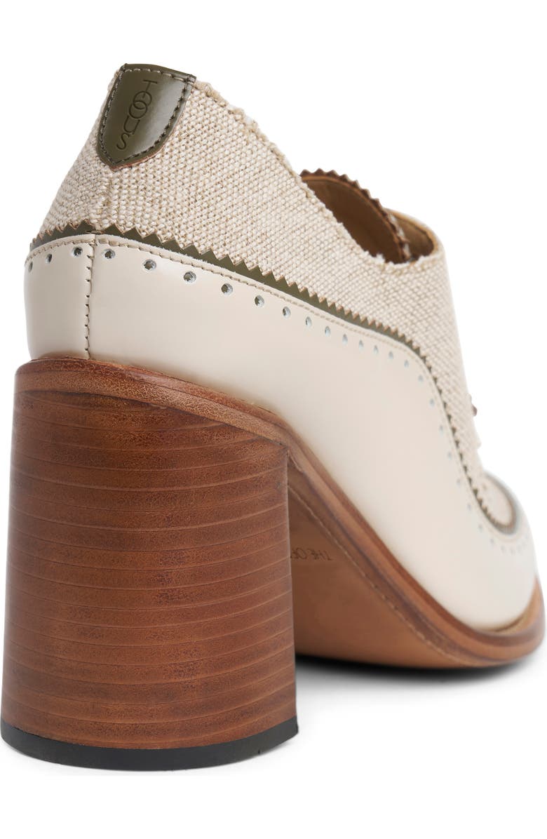 THE OFFICE OF US Mrs. Bianca Wingtip Pump, Alternate, color, Ecru