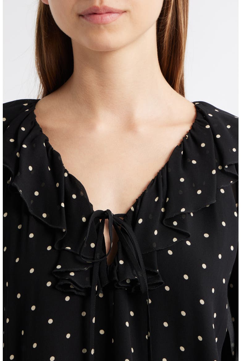 Honora Ruffle Top, Alternate, color, POLKA DOTS
