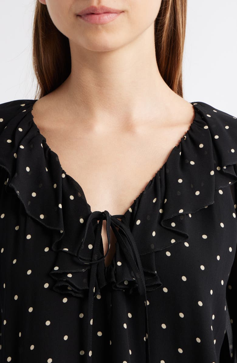 Rails Honora Ruffle Top, Alternate, color, Polka Dots