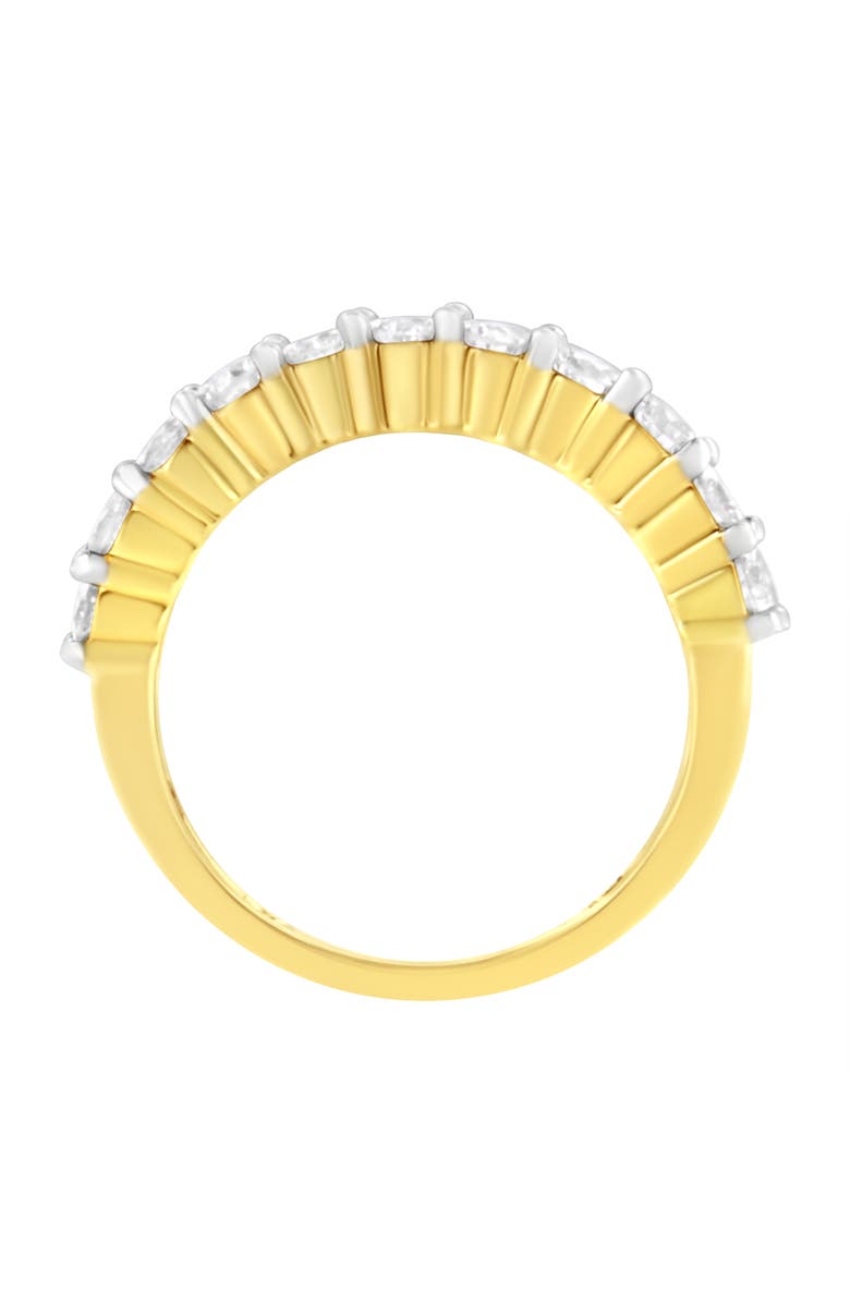 Haus of Brilliance IGI Certified 10K Gold 1.0 Cttw Diamond Fluted Band Wedding Ring, Alternate, color, Yellow Gold