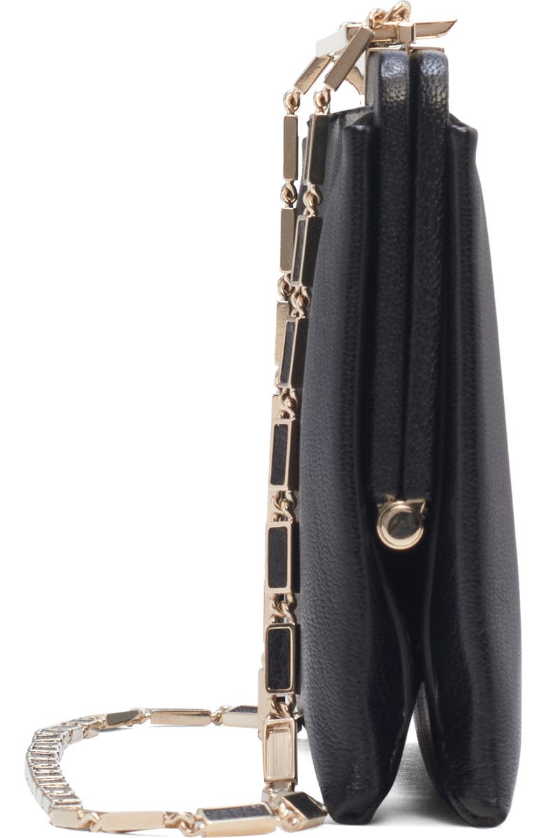 TOM FORD Supple Grained Leather Clutch, Alternate, color, 1N001 Black