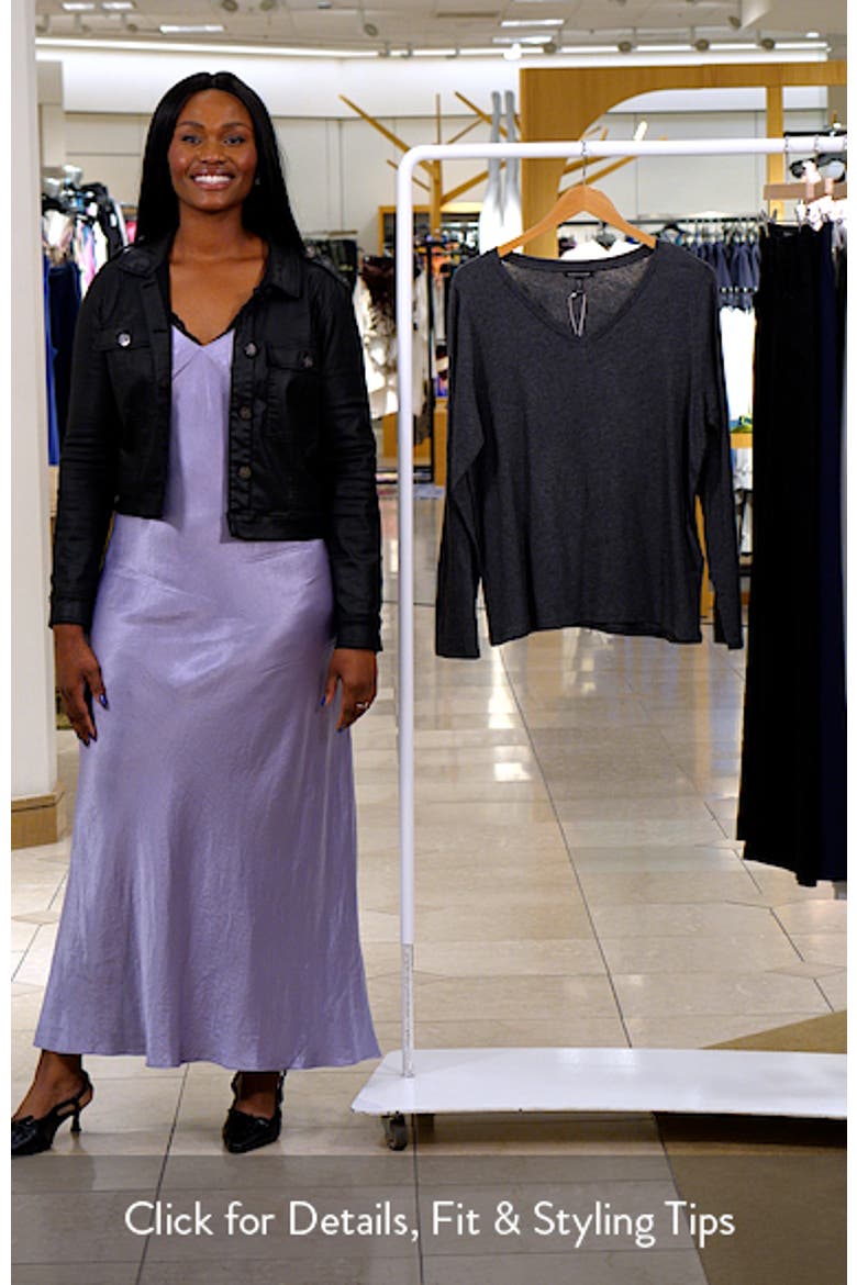 V-Neck Long Sleeve T-Shirt video