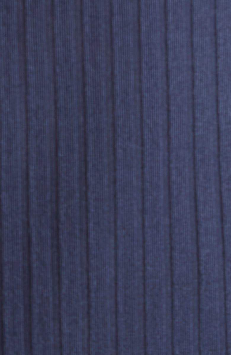 Ramy Brook Barry Long Sleeve Ruched Minidress, Alternate, color, Navy