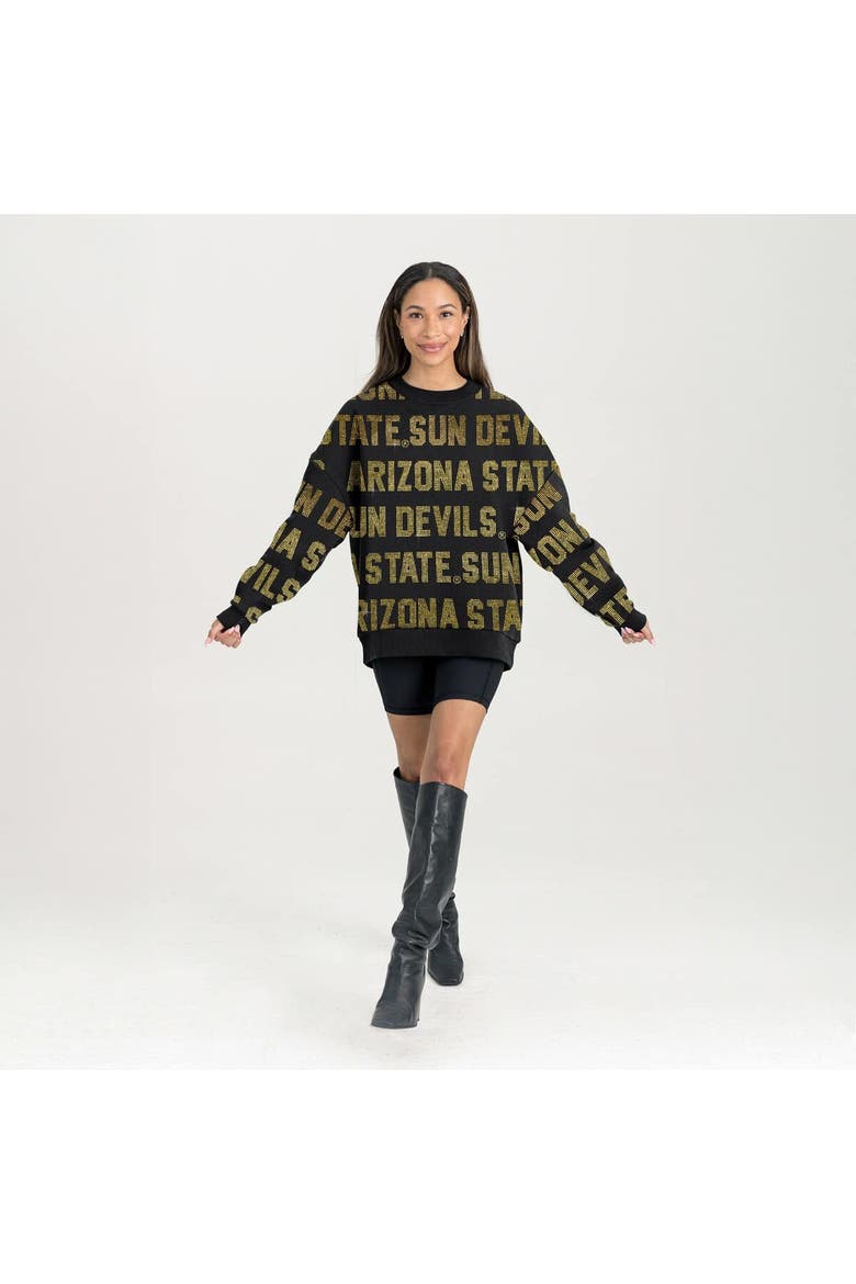 Women's Gameday Couture  Black Arizona State Sun Devils Hype Era Sweatshirt, Alternate, color, Black