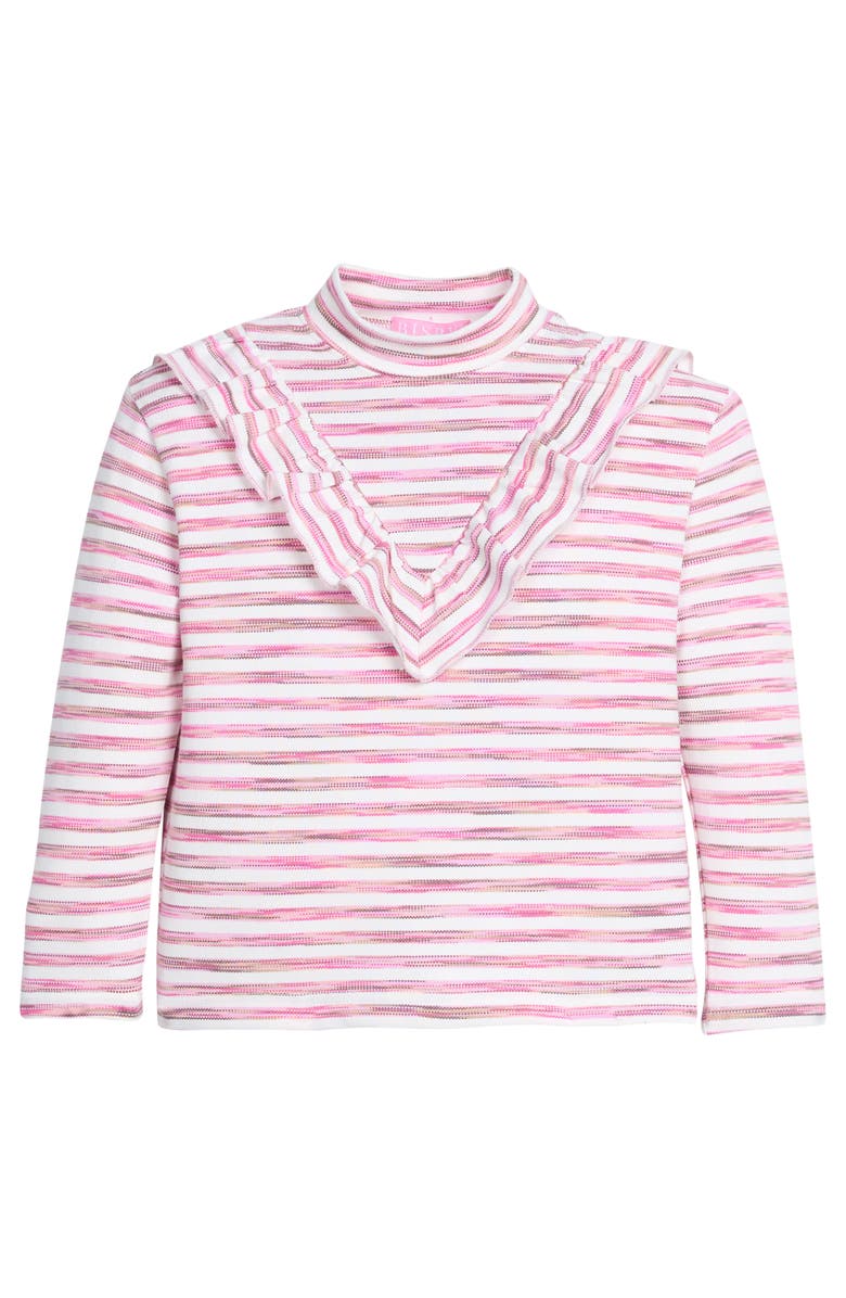 BISBY Kids' Sparkle Stripe Aspen Top, Main, color, Recoleta Rose Multi Stripe