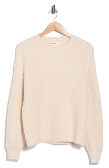 Elodie Crewneck Sweater In Neutral
