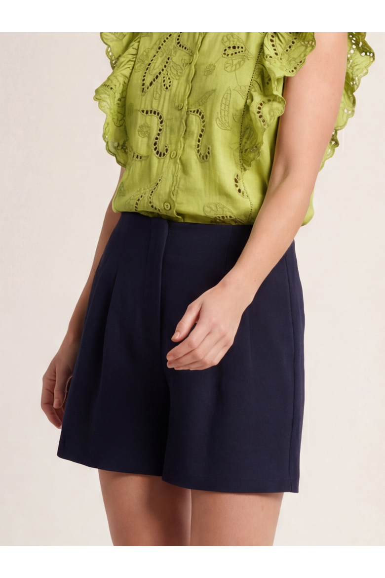 Ashe Eyelet Top, Alternate, color, Chartruese