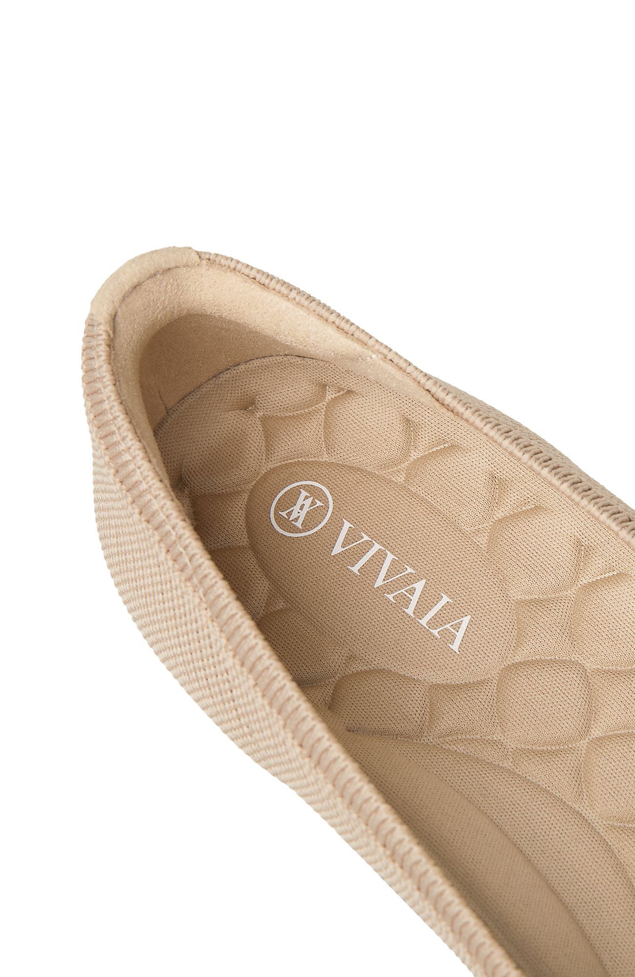 VIVAIA Pointed-Toe Wedge, Alternate, color, Almond