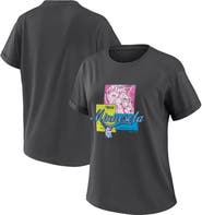 WEAR by Erin Andrews Women's WEAR by Erin Andrews Charcoal Minnesota Twins Domestic Box Color Boyfriend T-Shirt