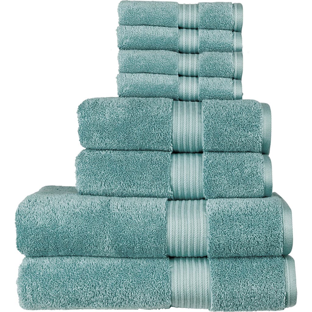 Christy Supreme Hygro Luxury 100% Supima Cotton 8 Piece Towel Bale In Green