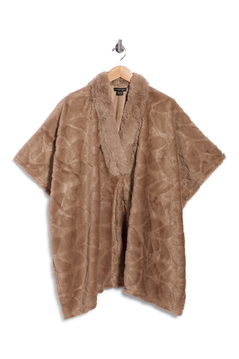 Cozy Cardigan Poncho, Main, color, TAUPE
