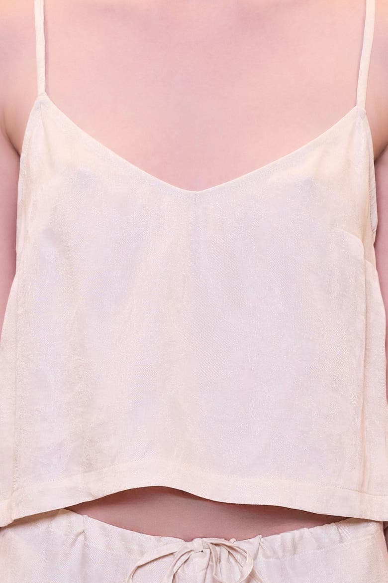 Daydreamers Strappy V Neck Top, Alternate, color, Beige