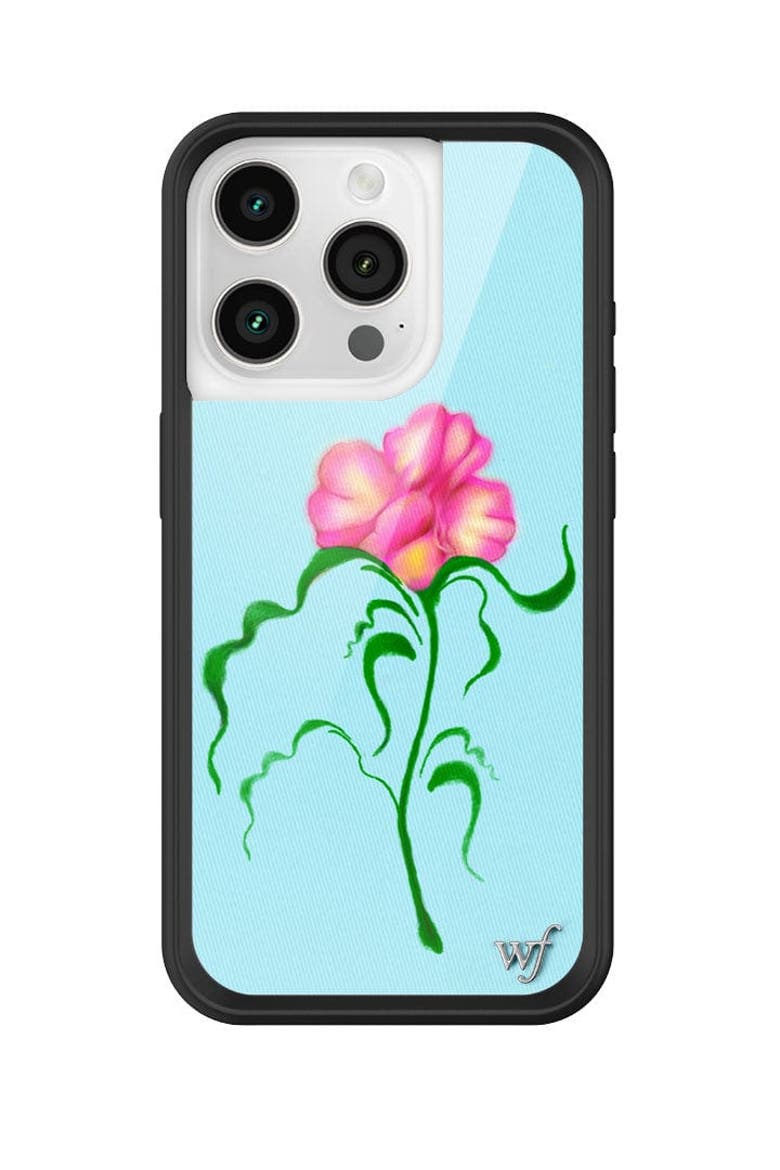 Dancing Flower iPhone Case, Alternate, color, Blue