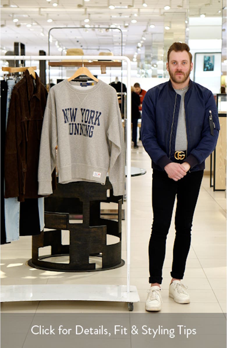 New York Running Vintage Fit Graphic Sweatshirt, sales video thumbnail