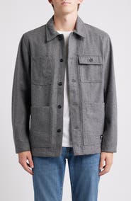 Schott NYC Unlined Wool Blend Chore Jacket