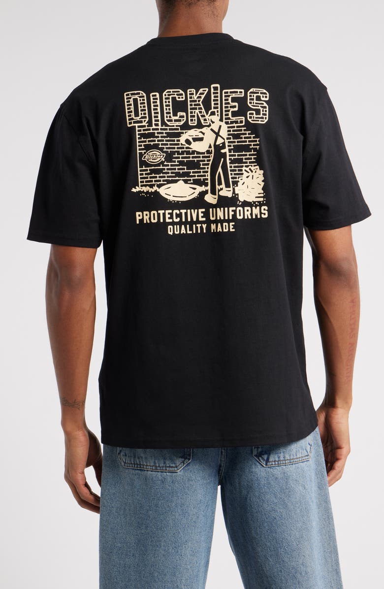 Dickies Brick Logo Cotton Graphic T-Shirt, Alternate, color, 