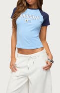 EDIKTED Uruguay Raglan Sleeve T-Shirt