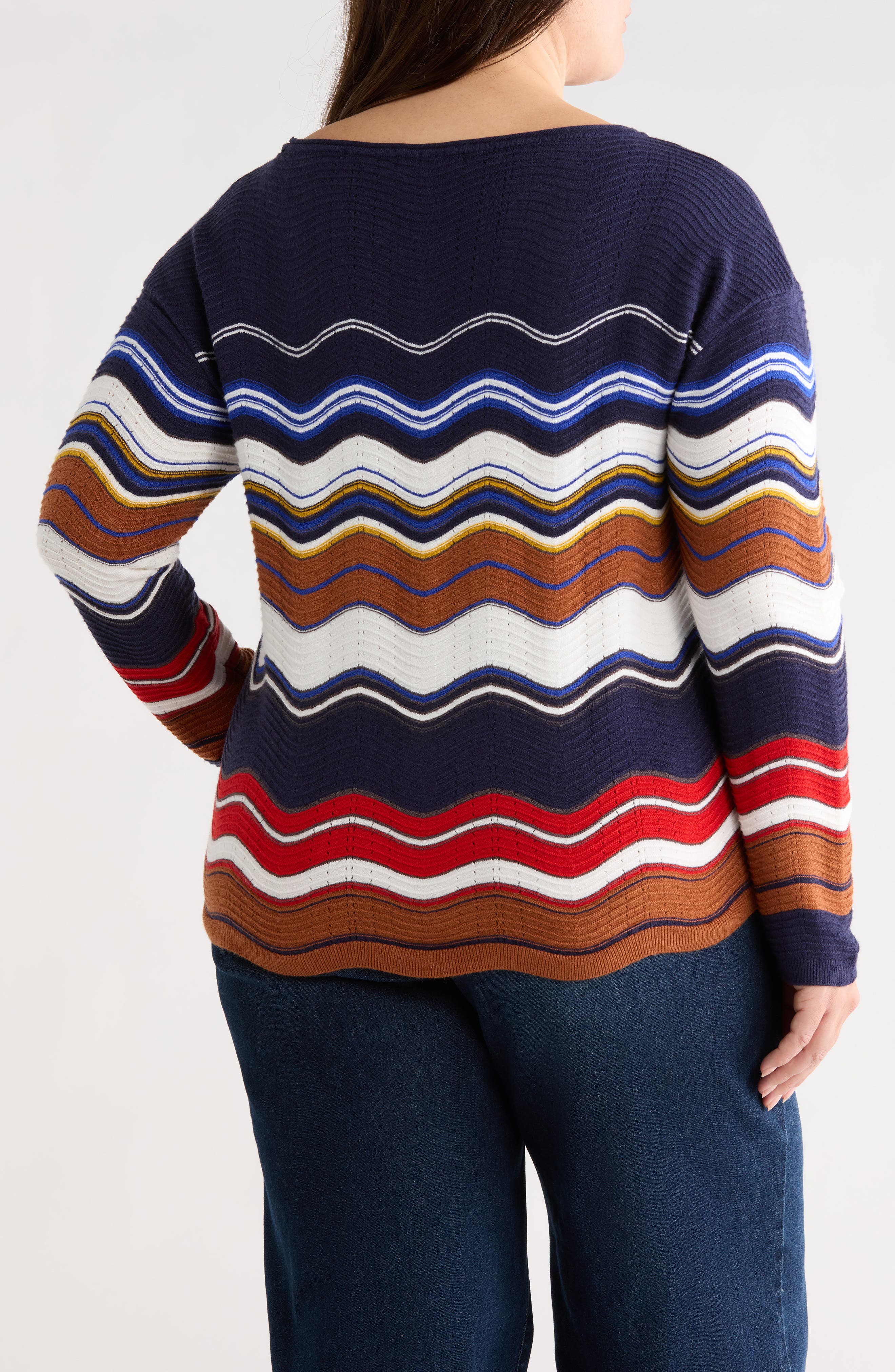 Scalloped Hem Sweater - image 2