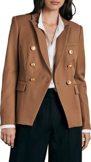 rag & bone Preston Double Breasted Wool Blend Blazer