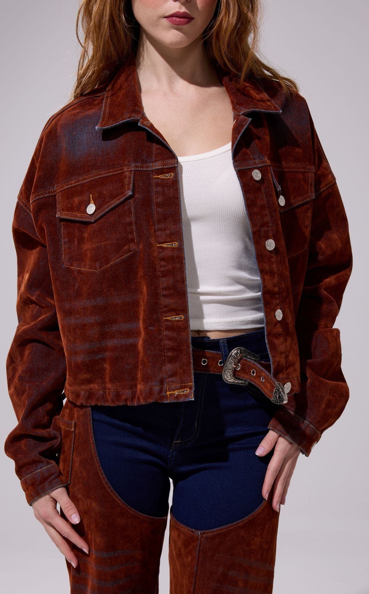 selected BURNT ORANGE