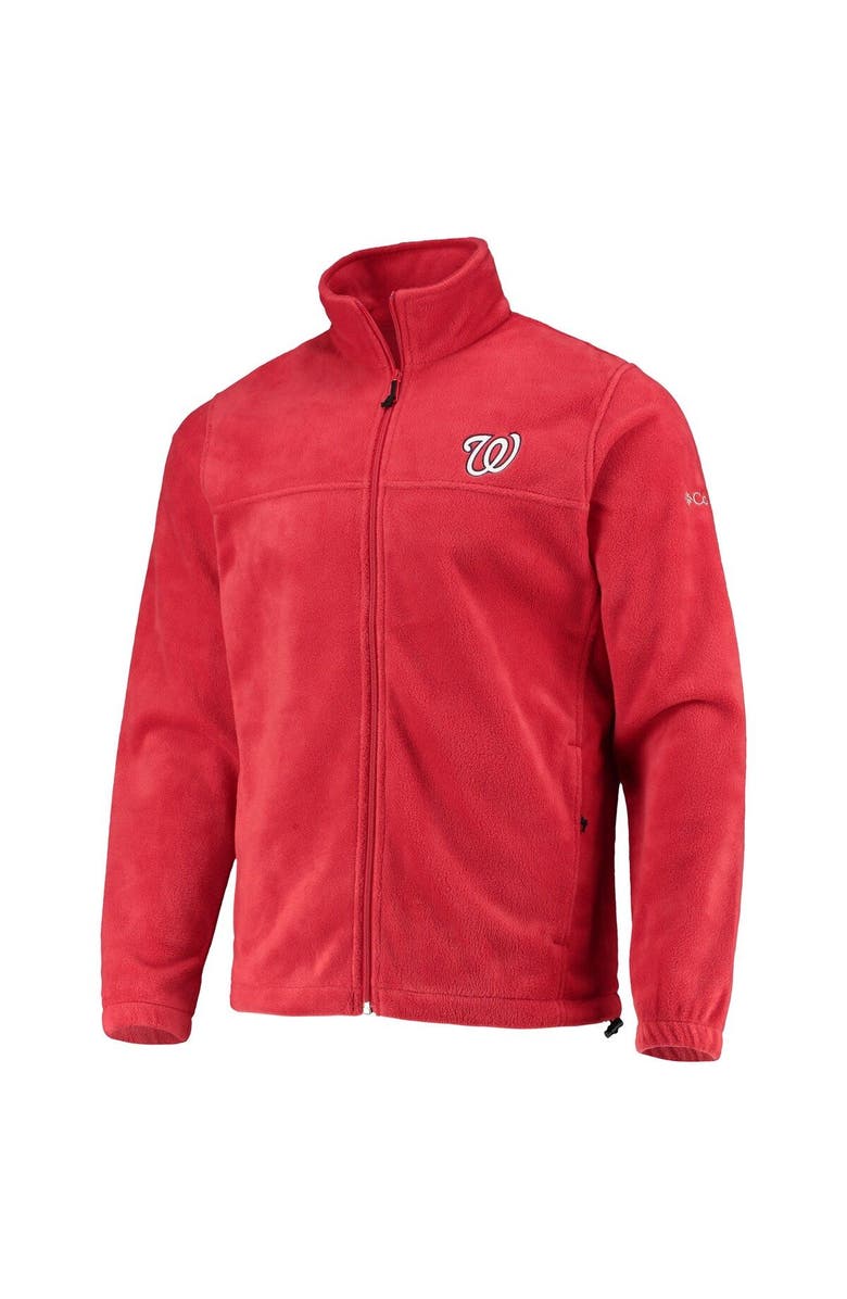 Columbia Men's Columbia Red Washington Nationals Full-Zip Flanker Jacket, Alternate, color, Red