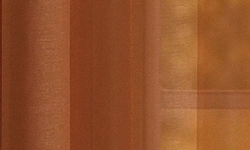 Dainty Home Sheer Set Of 2 Panel Curtains In Spice