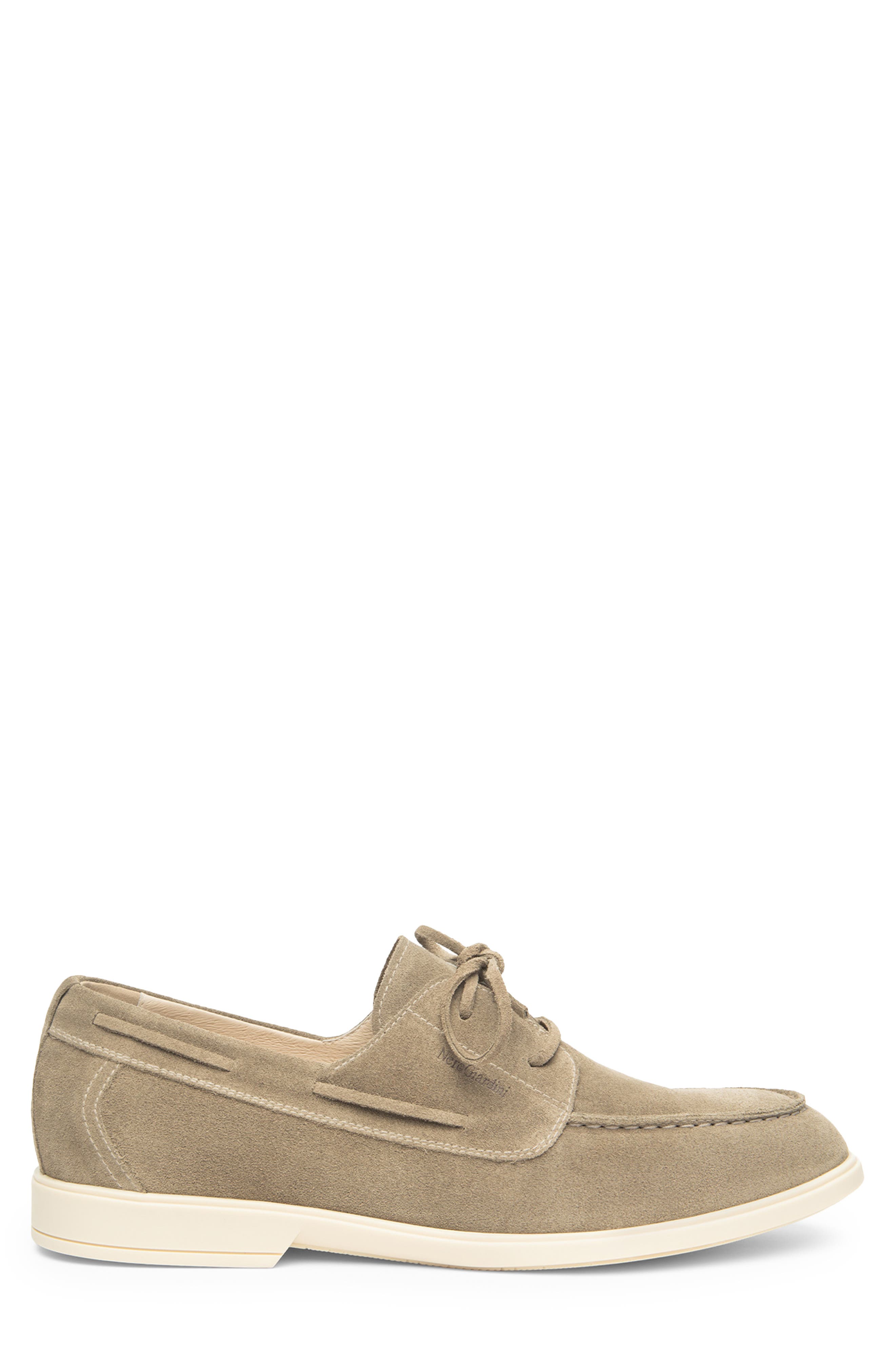 NeroGiardini Boat Shoe, Alternate, color, Taupe