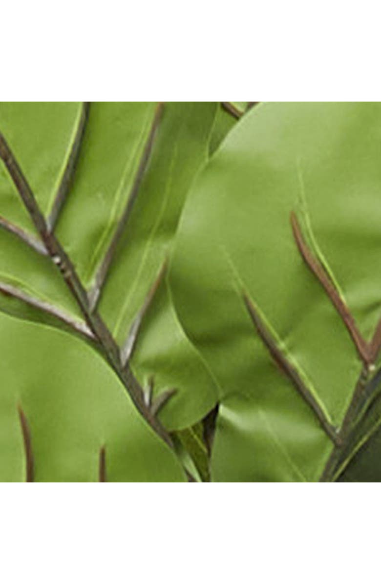 GINGER BIRCH STUDIO Green Faux Foliage Artificial Fiddle Fig Leaf Tree, Alternate, color,