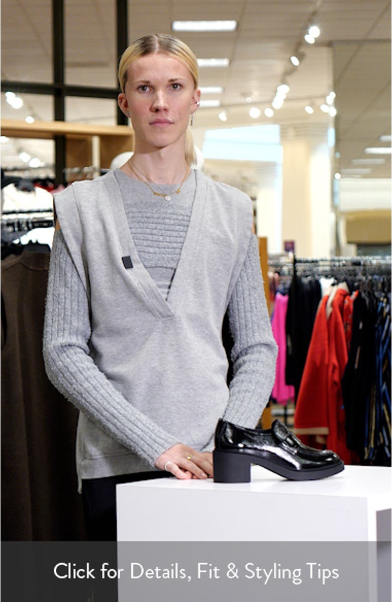 Pamelia Patent Leather Loafer Pump, sales video thumbnail