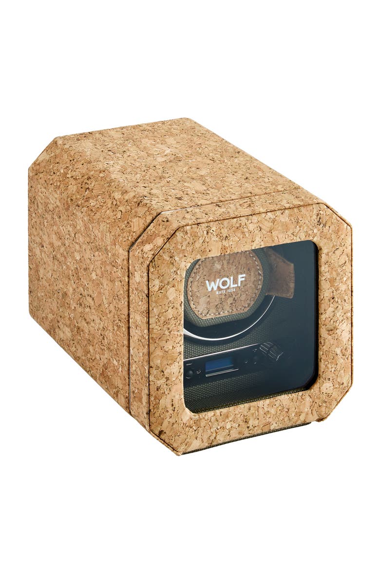 Cortica Single Watch Winder II, Alternate, color, Cork