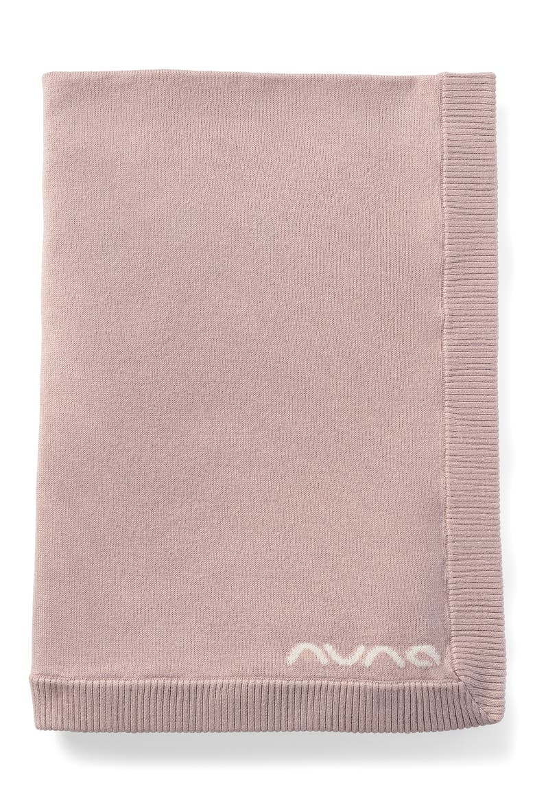 Cotton Blanket, Main, color, DUSTY MAUVE