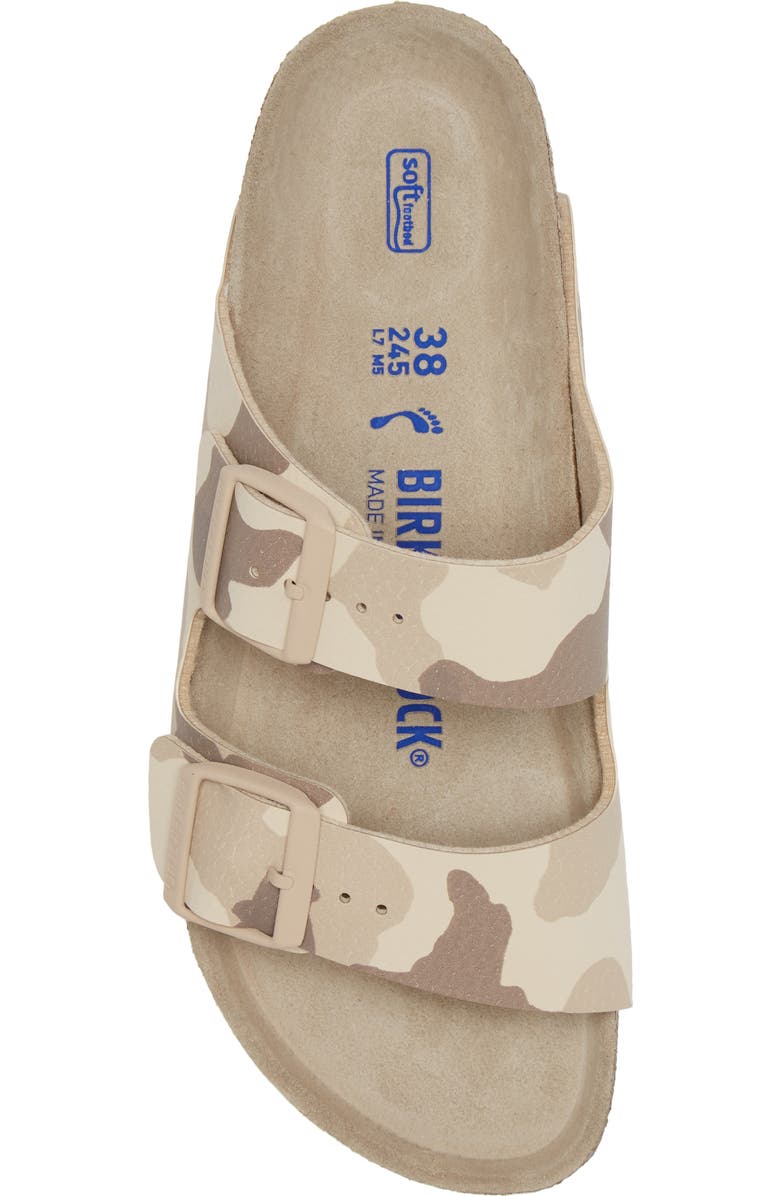 Birkenstock Arizona Camo Slide Sandal, Alternate, color, Beige