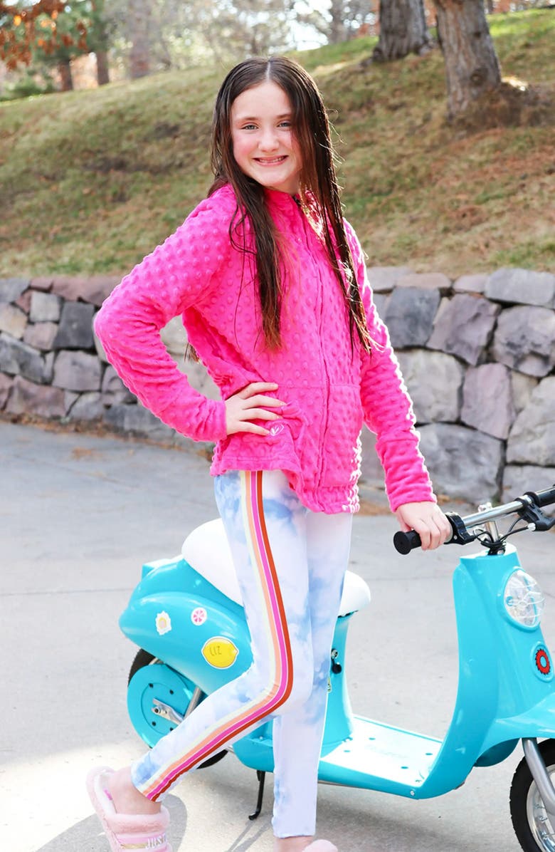 Limeapple Cloud Printed Leggings, Alternate, color, Multicolor