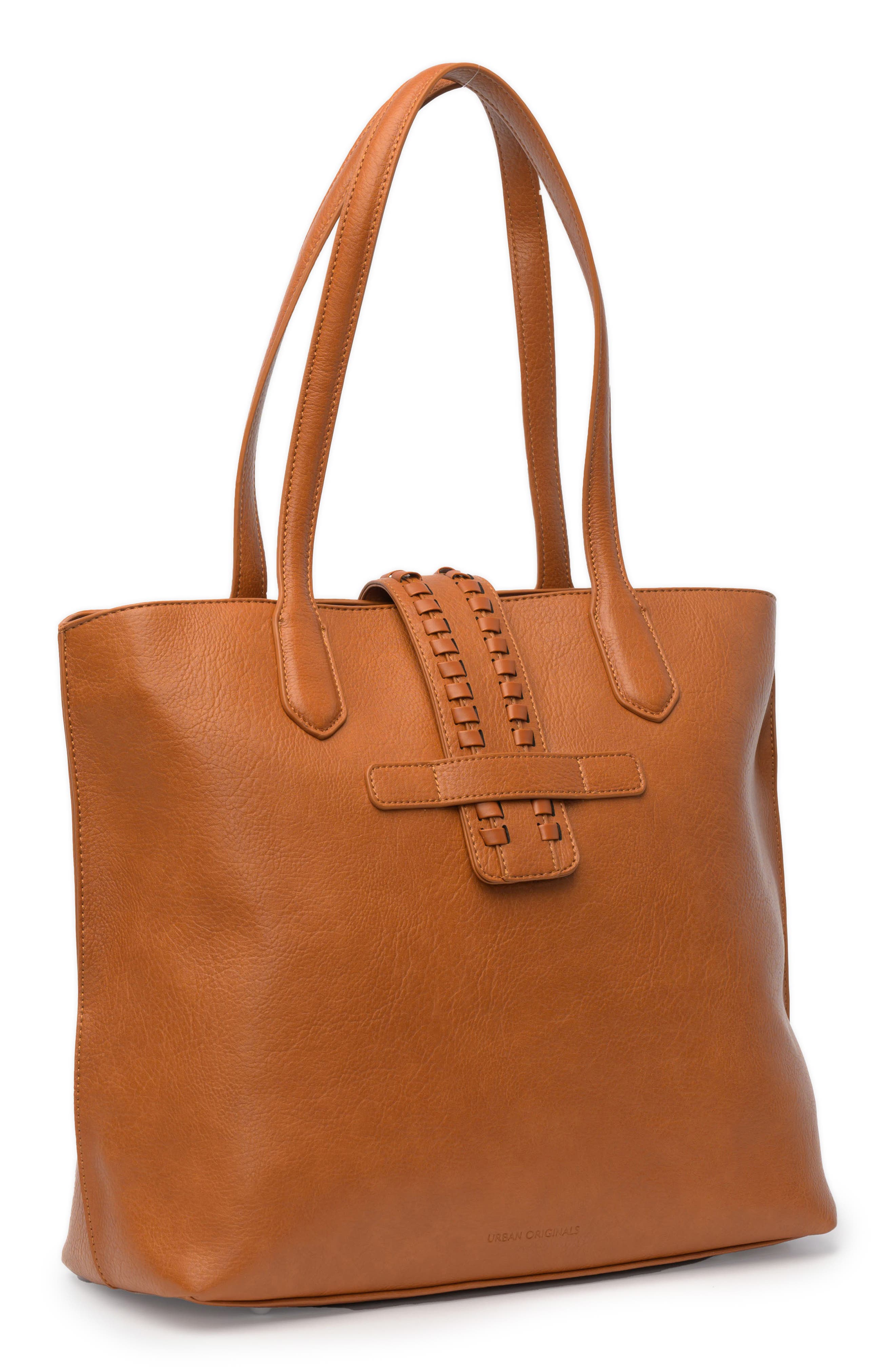Urban Originals Peace Tote Bag, Alternate, color, Tan