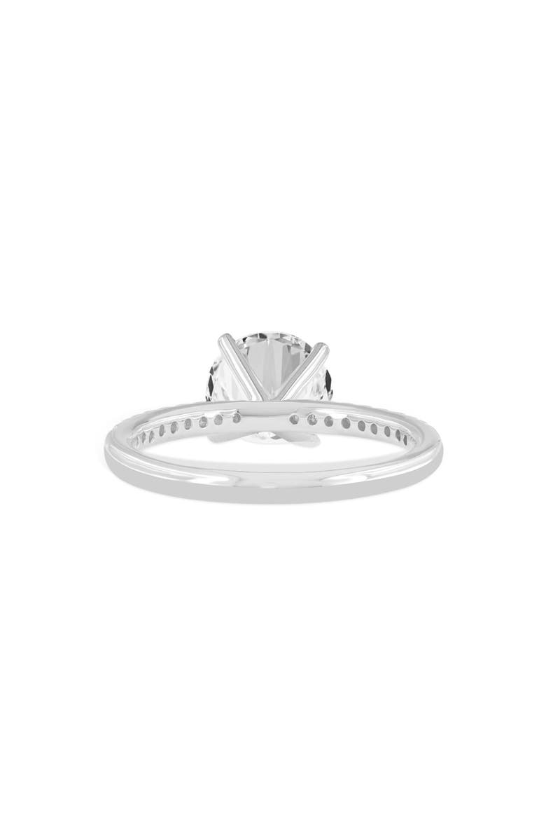 LuvMyJewelry Samara 14K White Gold Round Lab Grown Diamond Classic Engagement Ring - 2.2 ctw, Alternate, color, 14K White Gold
