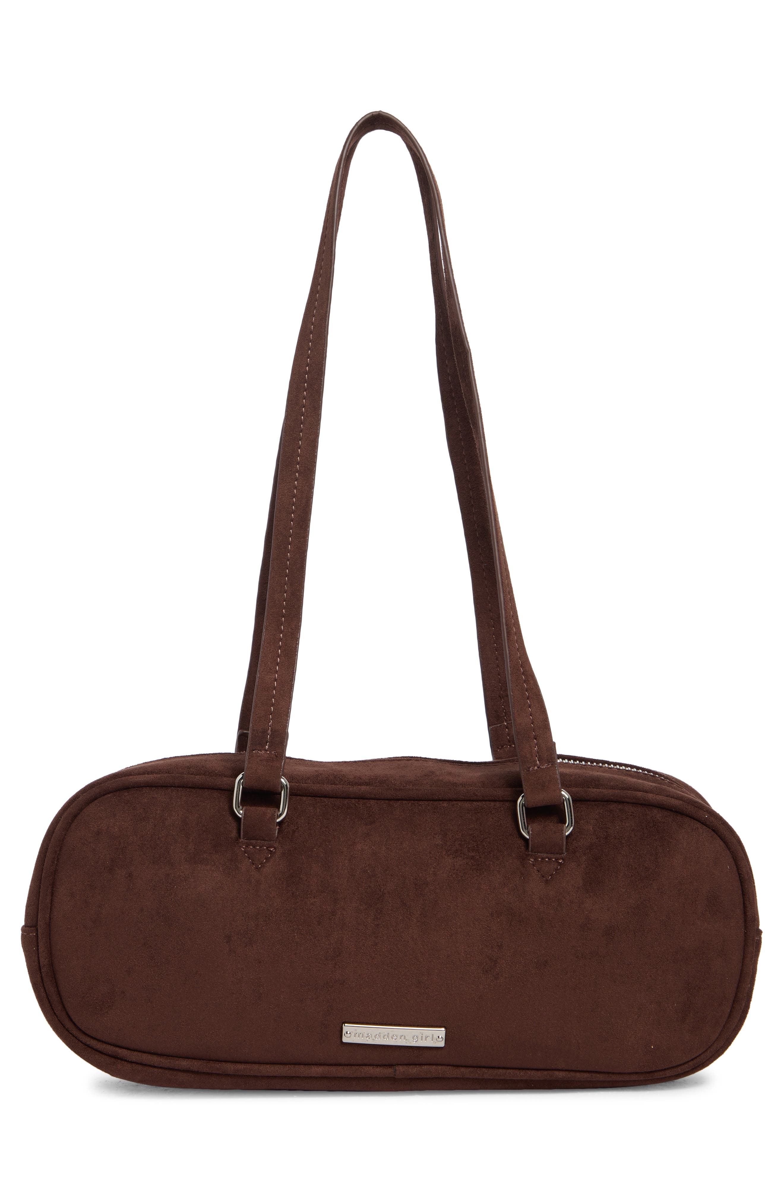 Madden Girl East/West Shoulder Bag, Alternate, color, Brown