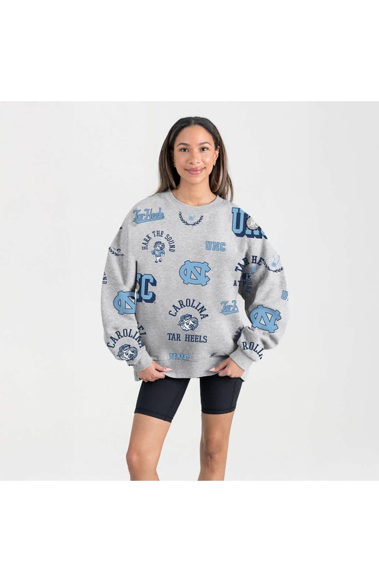 GAMEDAY COUTURE Women
s Gameday Couture Gray North Carolina Tar Heels Always on Repeat Fleece Sweatshirt, Main, color, Gray