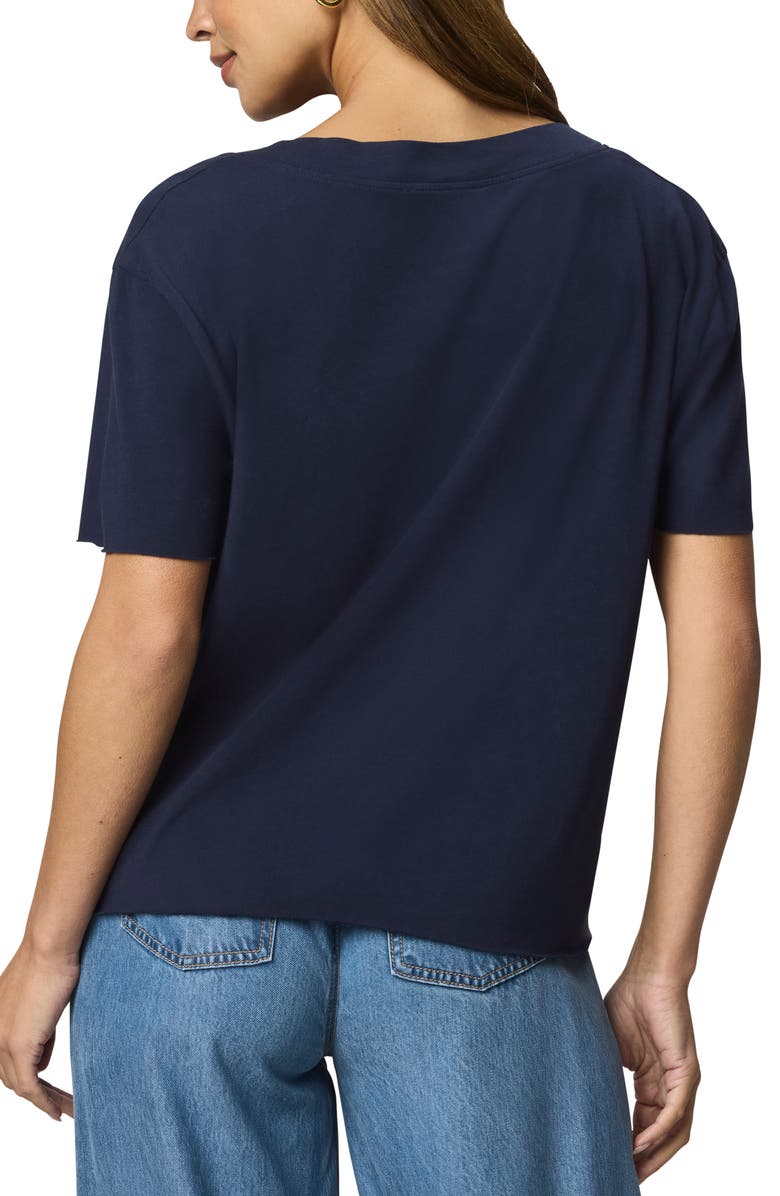 Splendid Kacey V-Neck T-Shirt, Alternate, color, Navy