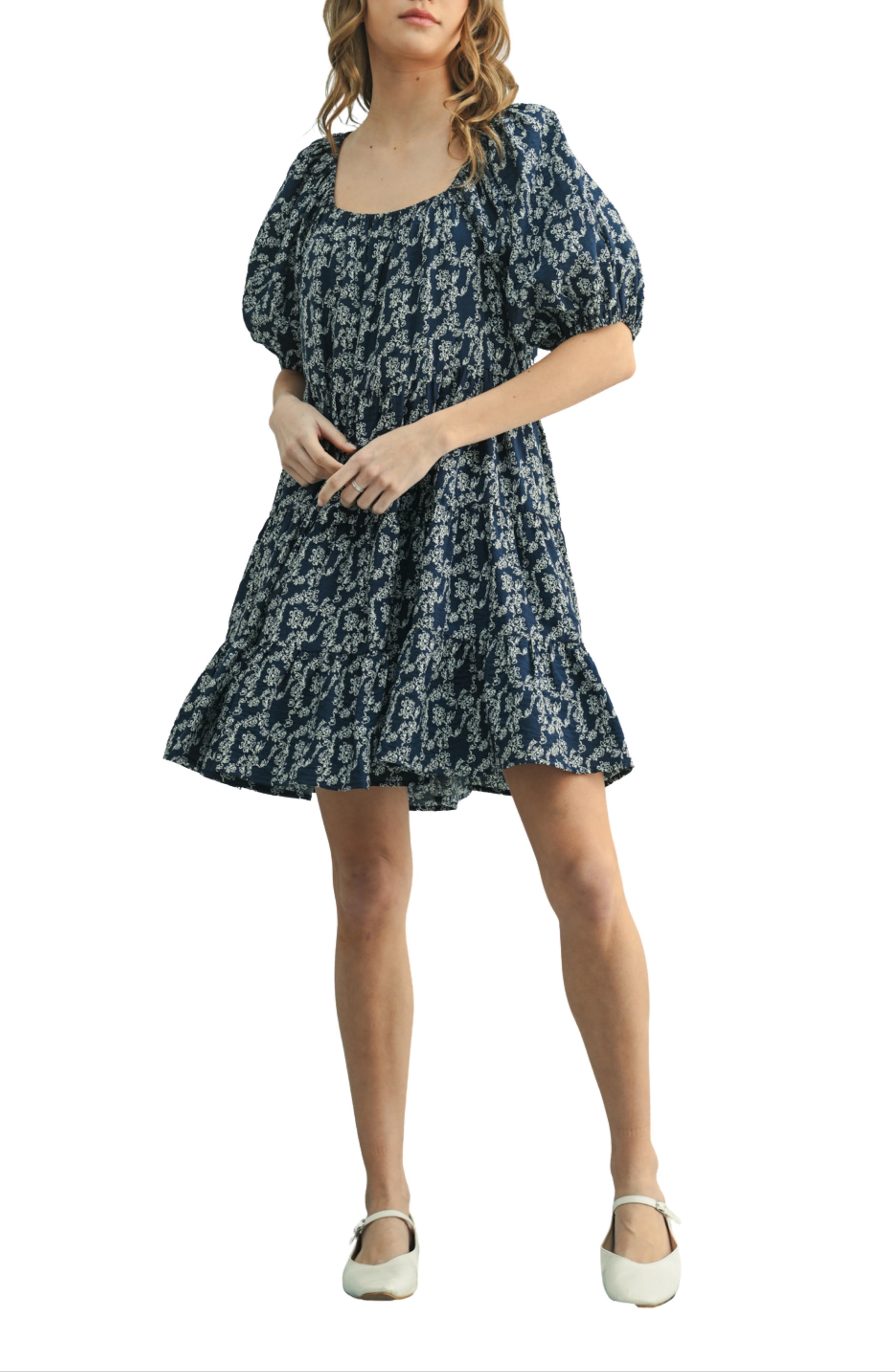 WISHLIST Floral Tiered Dress