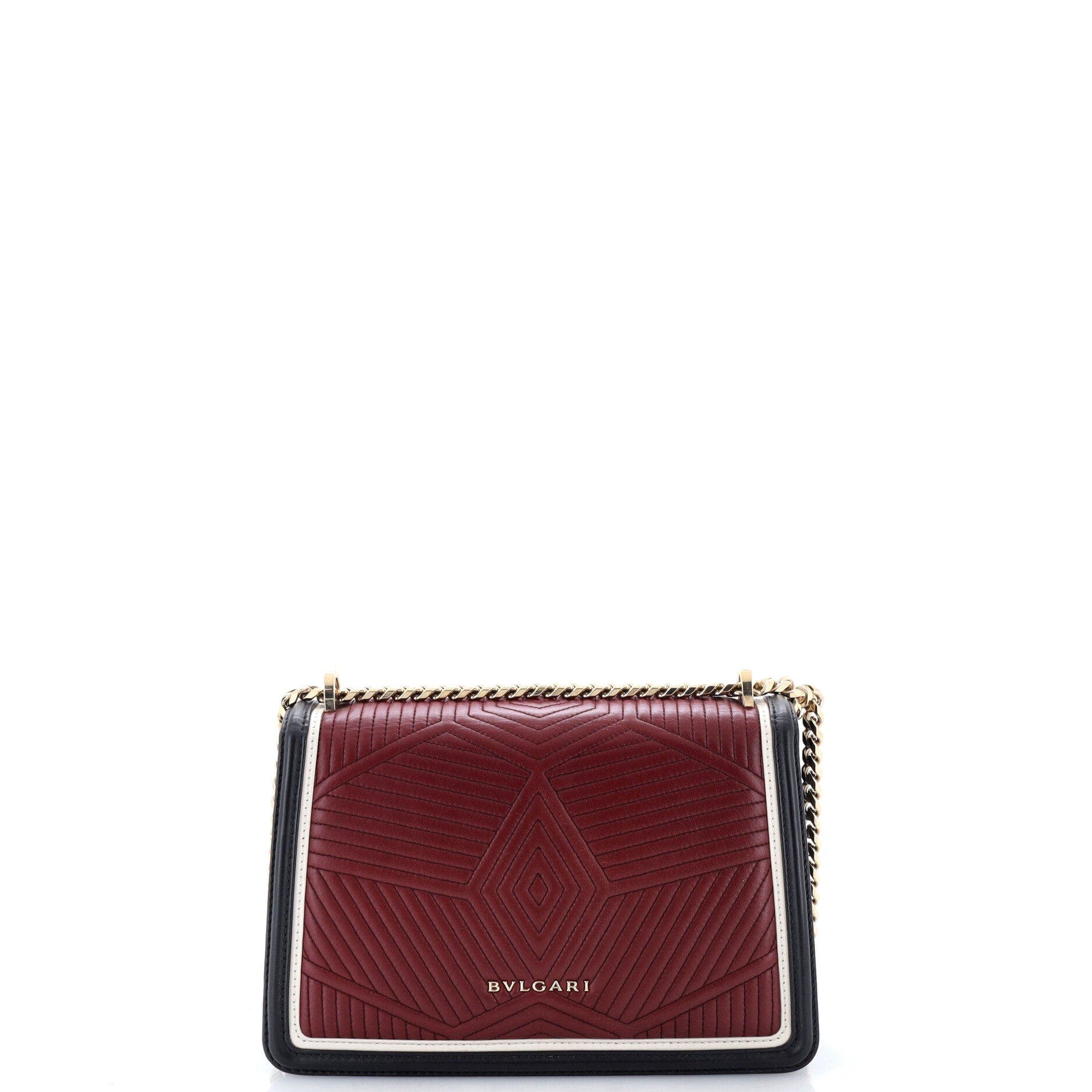 Serpenti Forever Shoulder Bag Quilted Leather Small, Alternate, color, Burgundy