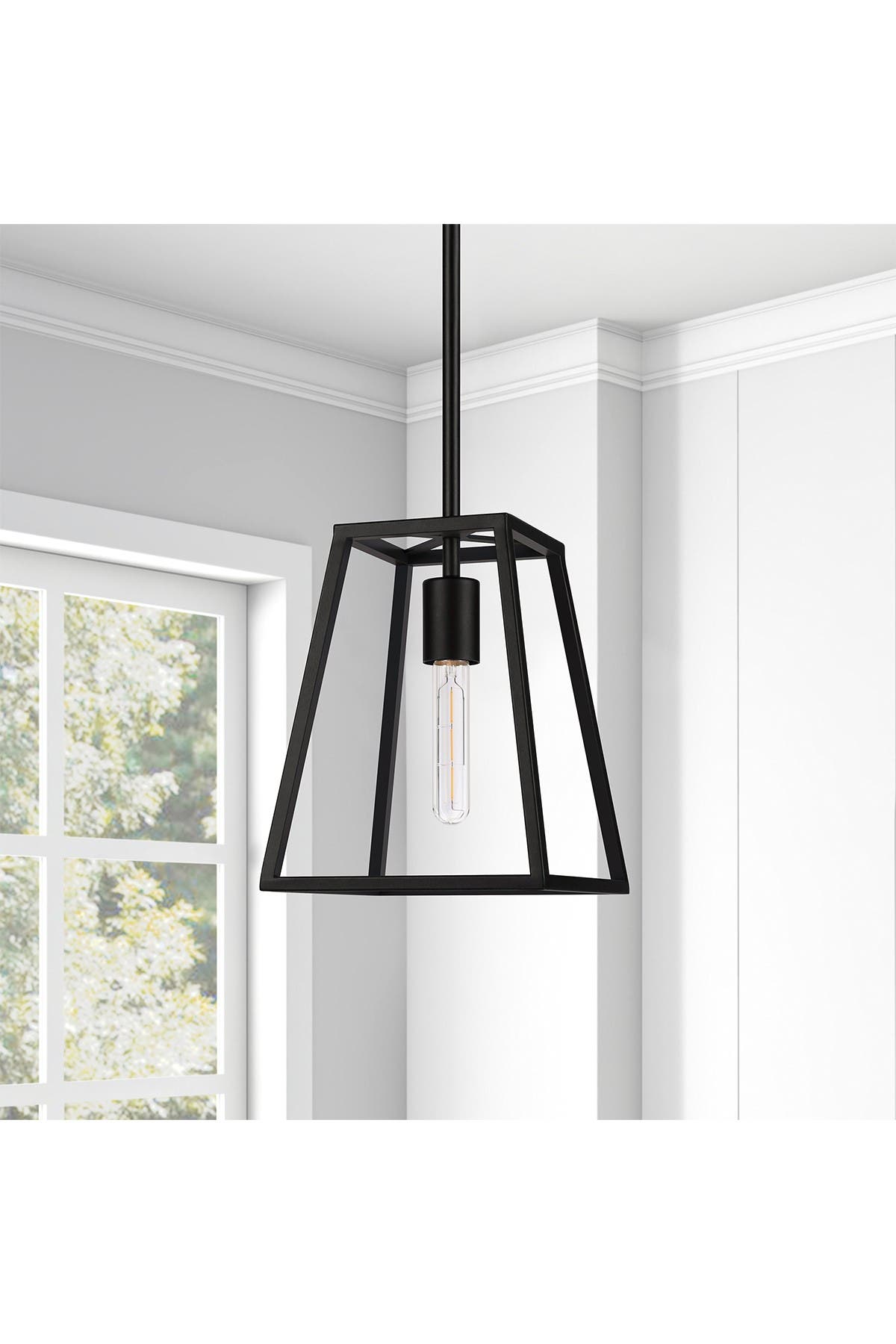ADDISON AND LANE Rhom Blackened Bronze Framed Pendant | Nordstromrack