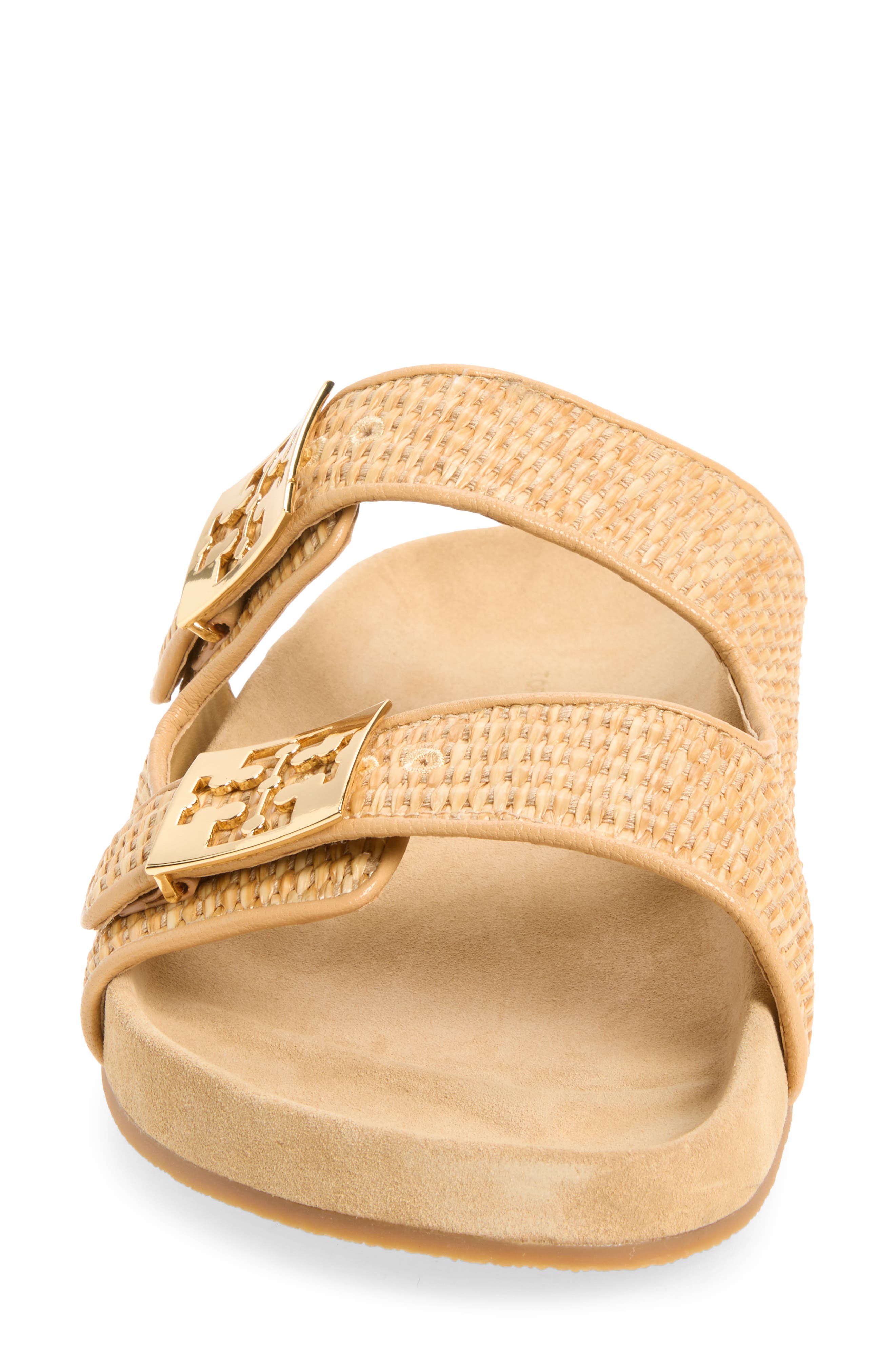 Tory Burch Mellow Slide Sandal, Alternate, color, Light Camel / Light Teak