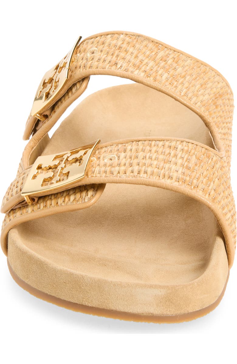 Tory Burch Mellow Slide Sandal, Alternate, color, Light Camel / Light Teak