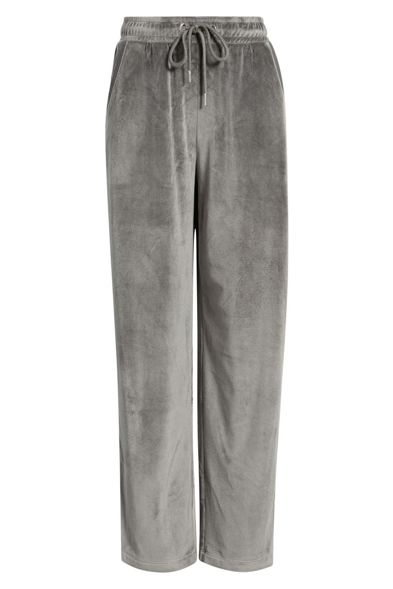 Relaxed Waffle Stitch Sweatpants, Alternate, color, CHARCOAL