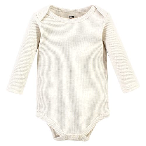 Hudson Baby Thermal Long Sleeve Bodysuits In Multi