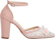 Forever & Always Shoes Ivy 3D Floral Lace High Heels