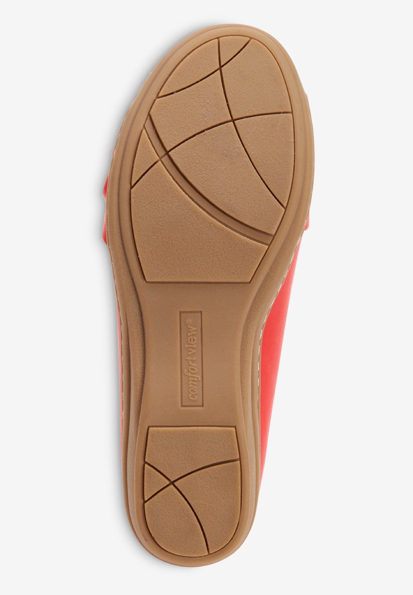 The Pamela Slip On Flat, Alternate, color, RED