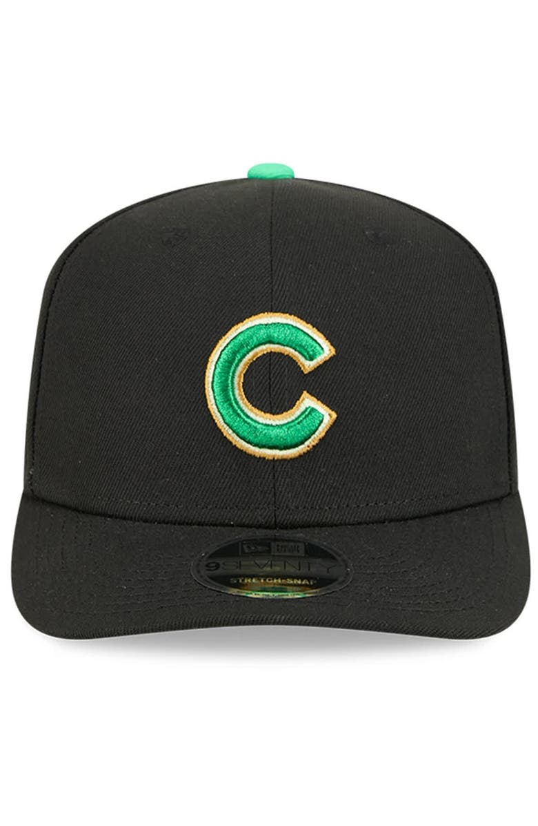 New Era Men's New Era Black Chicago Cubs 2026 St. Patrick's Day 9SEVENTY Adjustable Hat, Alternate, color,