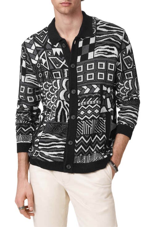 Simone Jacquard Cardigan