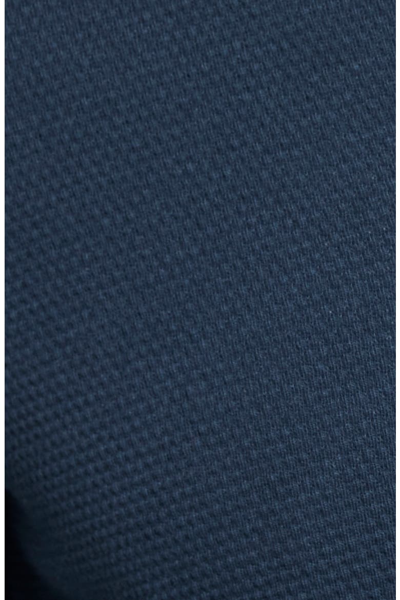 Textured Cotton Button-Up Shirt, Alternate, color, CARBON BLUE